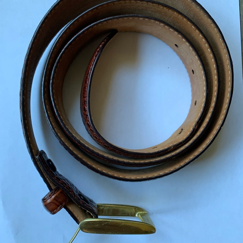 Italian calfskin belt